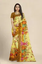 New Fancy Georgette Festive Sarees 