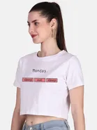 Cotton Blend Printed Tops for Women 