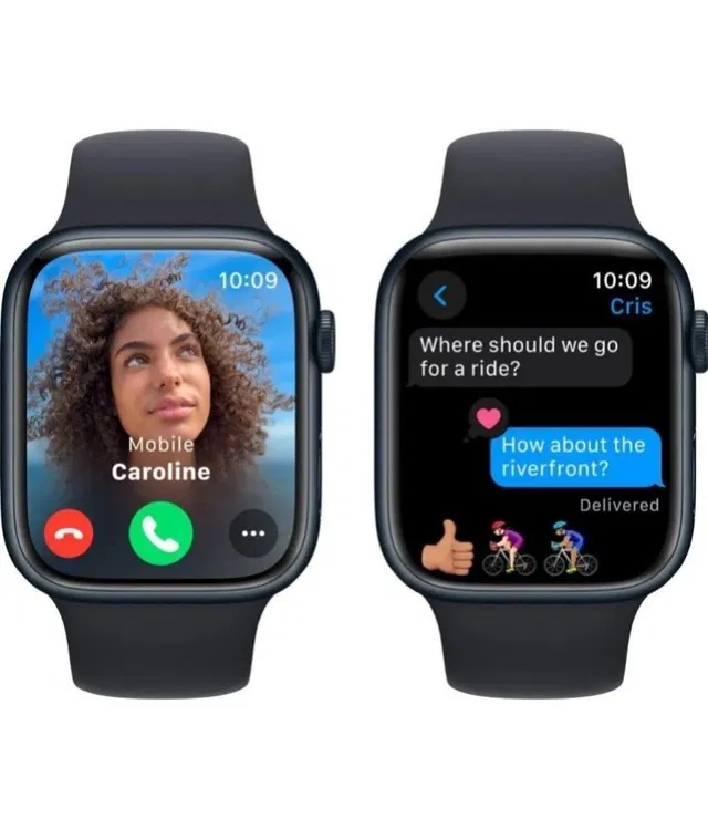Series 9 Bt Calling Wireless Charger Smart Watch With 8 Hrs Battery Backup
