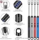 Type-C Rechargeable Electric Lighters for Kitchen,Multicolour