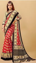 Art Silk  Printed Saree for Women 