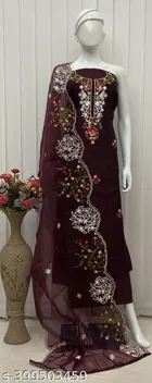 Embroidered Unstitched Suit for Women 