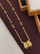 Alloy Gold Plated Mangalsutra for Women (Gold)