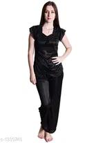 Satin Nightsuit Set for Women 