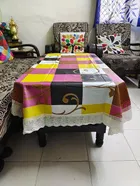 PVC Printed 4 Seaters Table Cover 