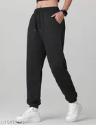 Cotton Trouser for Women, Black 