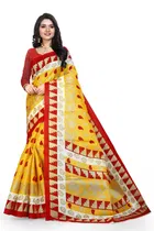 Khadi Silk Printed Saree for Women 