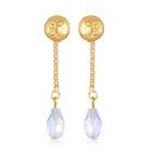 Brass Gold Plated Earrings for Women 