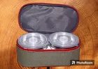 Stainless Steel 3 Containers Lunch Box (Multicolor, Set of 1)