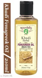 Khadi Herbal Fenugreek Hair Oil, 210 ml