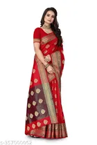 Banarasi Silk Zari Woven Saree for Women 