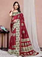 Mysore Silk Printed Saree for Women 