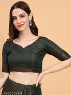 Banarasi Silk Zari Woven Saree for Women 