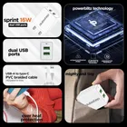 Dubstep Sprint 16W 3.1A Dual USB Port Superfast Charger Adapter 