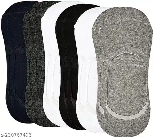 Cotton Socks for Men (Multicolor, Set of 6)