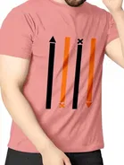 Round Neck Printed T-Shirt for Men 