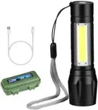 ABS Waterproof Rechargeable Torch (White)