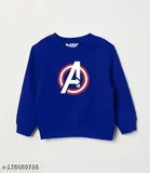 Light Fleece Printed Sweatshirt for Boys 
