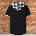 Cotton Blend Printed Hoodie for Men 