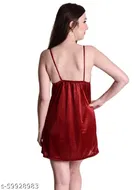 Satin Nightdress Set for Women 