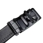 PU Solid Belt for Men, Black