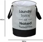 Canvas Laundry Basket,Multicolor,  