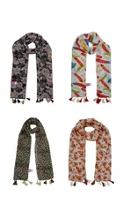 Chiffon Printed Scarves for Women & Girls 