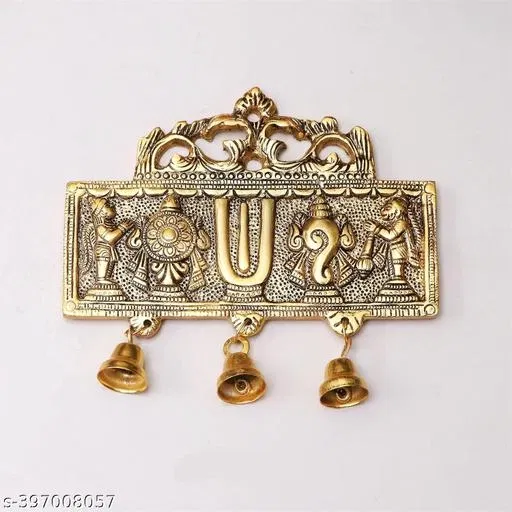 Metal Tirupati Balaji Wall Hanging, Pack of 2