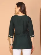 Silk Printed Top for Women 