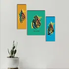 MDF 3 Pcs Designer Wall Painting for Home & Office 