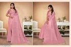 Jimmy Choo Solid Saree For Women, Pink