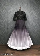 Embellished Maxi Gown for Women 