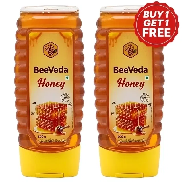 बीवेदा हनी स्क्वीज़ी 2X500g (बय 1 गेट 1 फ्री)