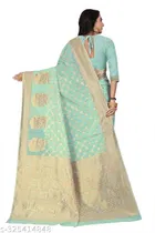 Chanderi Cotton Zari Woven Saree for Women 