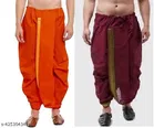 Polycotton Dhotis for Men, Pack of 2 
