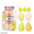 KAYI Makeup Sponge Set Beauty Blender with Egg Case, Soft Sponge For Liquid Foundation, Creams, and Powders Latex Free Wet and Dry Makeup 