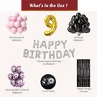 9th Happy Birthday Balloon Decoration Kit, Multicolor, Pack Of 64