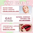 G4U Waterproof Longlast SensationaL Liquid Matte Lipsticks 