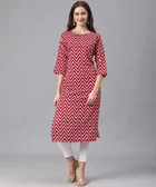 Women Crepe Printed Kurta 