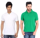 Solid Polo T-shirt for Men, Pack of 4 