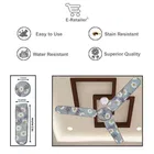 E-Retailer PVC Waterproof 3 Blade Ceiling Fan Cover With Adjustable Elastic Closer 