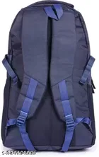 Polyester Backpack for Men & Women, Blue