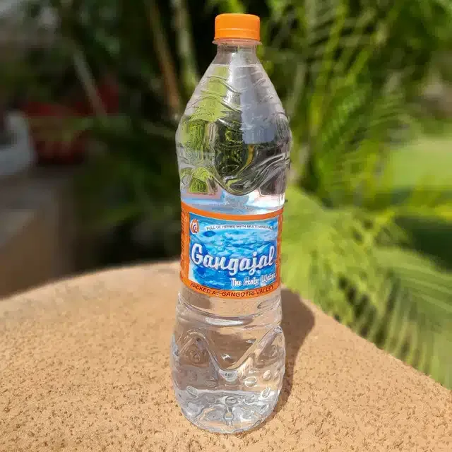 Pure Gangotri Gangajal Bottle for Pooja (1000 ml)