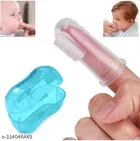 Baby Rattle Teether With Silicone Toungue Cleaner