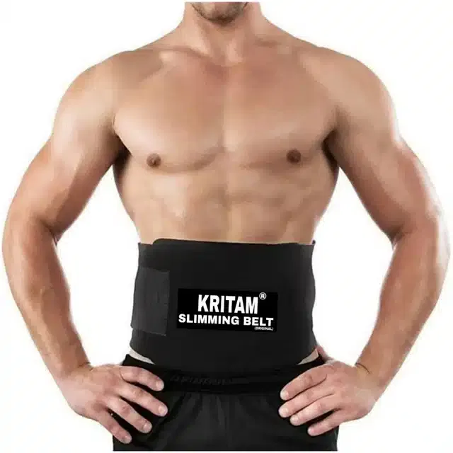 Sweat Belt for Unisex (Black, Free Size)