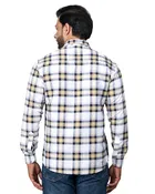 Poly Cotton Full Sleeves Chequered Shirt for Men 