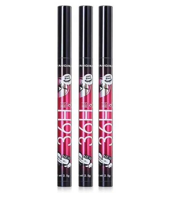 Lenon Makeup Accessory Pen 36 Hrs Liquid Eyeliner (Black) (6 g) (Pack of 3) (D118)