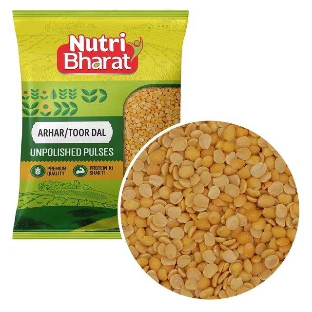 Nutri Bharat Unpolished Desi Arhar/ Toor Dal 1 Kg