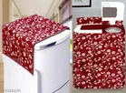 KANUSHI Industries® Fridge Covers / Refrigerator Cover +1 Pc Top Load Semi Automatic Washing Machine Cover 