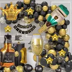 Cocktail Theme 1st Birthday Balloon Decoration Kit , Multicolor, Pack Of 64